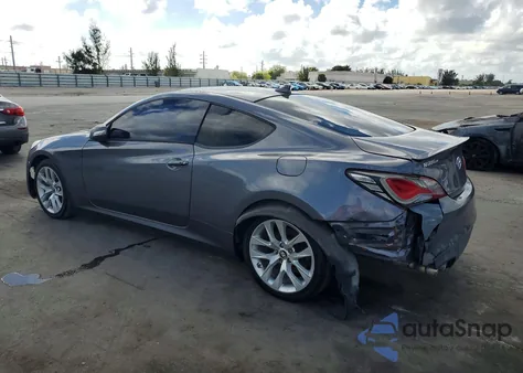 2015 Hyundai Genesis Coupe 3.8 from USA, damaged, VIN KMHHT6KJ0FU128397